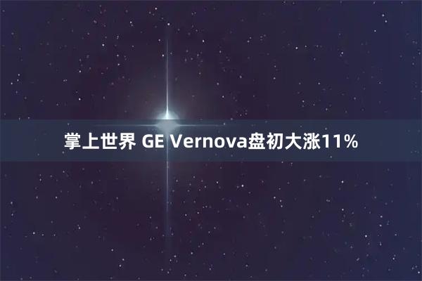 掌上世界 GE Vernova盘初大涨11%